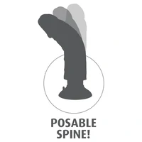 Vibrator Penis 20cm Cu Ventuză