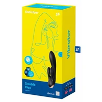 Vibrator Rabbit Satisfyer Double Negru
