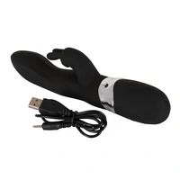 Vibrator Rabbit Sweet Smile Blacky Negru