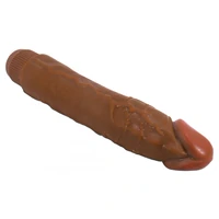 Vibrator Realist Ergonomic Pentru Cuplu 24cm Multi‑viteze Maro