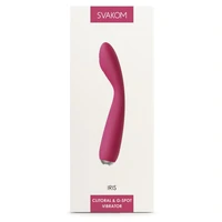 Vibrator Svakom Iris Clitoris Și Punct G Roșu