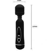 Vibrator Wand Pretty Love Magical Negru