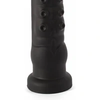 X Men Plug Anal PVC Negru cu Ventuză, 59 cm, Stimulare