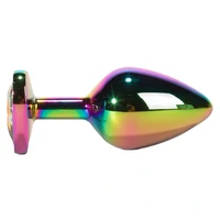 X-MEN Secret Shine Metal Anal Plug Rainbowheart S Multicolor