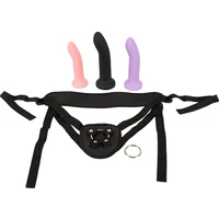 Your Strap-On Collection – Ham Ajustabil + 3 Elemente S-L Negru