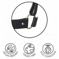 Zgardă cu Lesă Maze Tassel Choker Negru