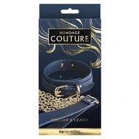 Zgarda Și Lesă Bondage Couture Albastru