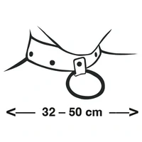 Zgardă Zado Bondage Collar Negru