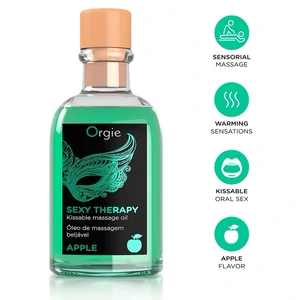 Set Masaj Senzual ORGIE Sexy Therapy 100 ml Aromă Mere