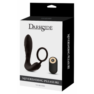 Stimulator Prostatic cu Inel Penian Toyz4lovers — Vibrație Negru