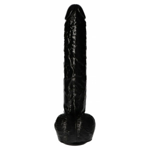 Golia XXL 40 cm Dildo Realist cu Ventuză — Toyz4lovers Negru