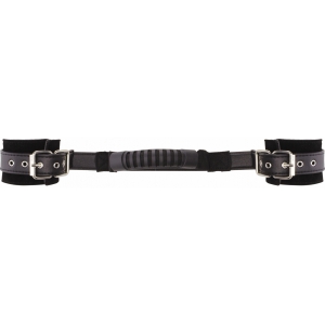 Adjustable Leather Handcuffs Negru pe Denysa.ro