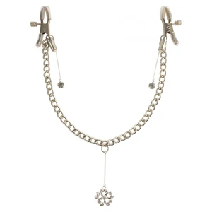 Cleme Crystal Nipple Clamps Argintiu Cleme Crystal Nipple Clamps Argintiu pe Denysa.ro