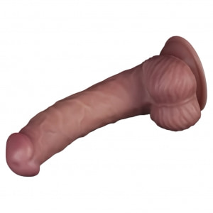 Vibrator Dublă Densitate LoveToy Power 23cm, 10 Moduri