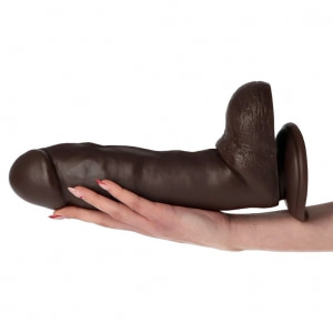 Fulvio Pink Dildo 31 cm Ø 6.5 cm cu Ventuză, Realist Roz