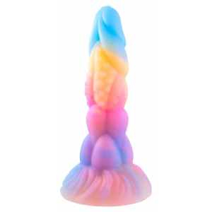 NMC Monster 20,3 cm — Dildo Silicon Fosforescent Multicolor