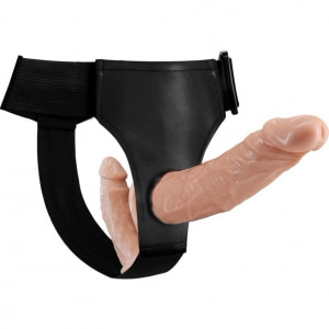 Debra Strap-On Dublu Realist, Ham Reglabil Debra Strap-On Dublu Realist, Ham Reglabil pe Denysa.ro