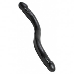 Dildo Double Header Smooth Negru Dildo Double Header Smooth Negru pe Denysa.ro
