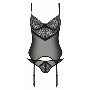 Corset Passion Eco Zinnia Negru L-XL