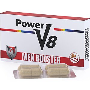 4 Pastile Pentru Erecție Și Potență Power V8 pe Denysa.ro