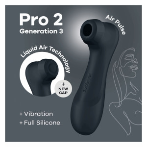 Satisfyer Pro 2 Generation 3 With Liquid Air Dark Grey Negru