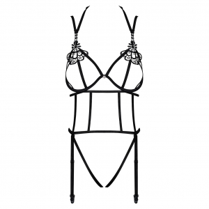 Body Decupat Obsessive Badossa Negru S-M