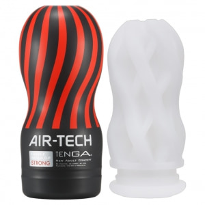 Masturbator TENGA Air Tech Strong Negru Masturbator TENGA Air Tech Strong Negru pe Denysa.ro