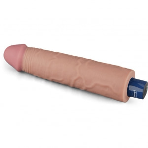 Lovetoy Real Softee 9.5 - Vibrator Reîncărcabil, 10 Moduri