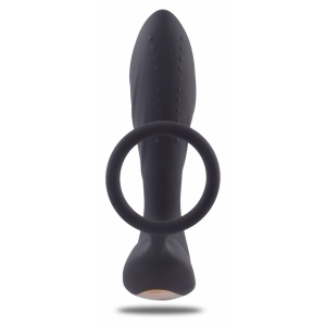 Stimulator Prostatic cu Inel Penian Toyz4lovers — Vibrație Negru