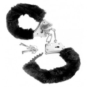 Cătușe Fetish Beginners Furry Negru pe Denysa.ro