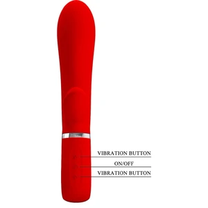 Pretty Love Thomas — Rabbit Vibrator 7 Moduri, Roșu