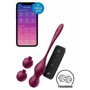 Satisfyer Love Birds Vary Set Kegel Reîncărcabil 3 Greutăți Vișiniu Satisfyer Love Birds Vary Set Kegel Reîncărcabil 3 Greutăți Vișiniu pe Denysa.ro