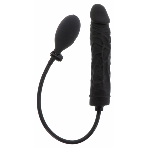 Plug Gonflabil 18cm Negru Silicon 100% și Supapă Rapidă pe Denysa.ro