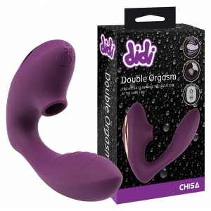 Double Orgasm Stimulator Dublu Reîncărcabil Pentru Clitoris Mov