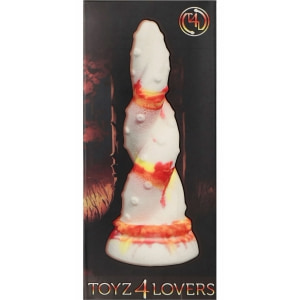 Jafarlo Monster – Dildo Din Silicon cu Ventuză Roșu
