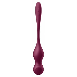 Satisfyer Love Birds Vary Set Kegel Reîncărcabil 3 Greutăți Vișiniu