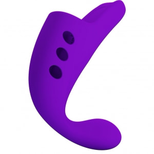 Pretty Love Gorgon Vibrator Pentru Deget Reîncărcabil 10 Moduri Mov