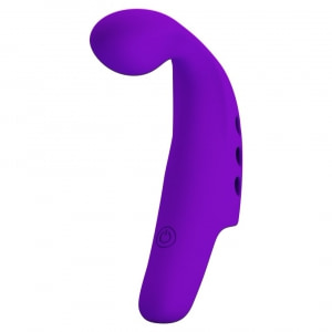 Pretty Love Gorgon Vibrator Pentru Deget Reîncărcabil 10 Moduri Mov