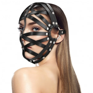 Cage Mask Negru pe Denysa.ro
