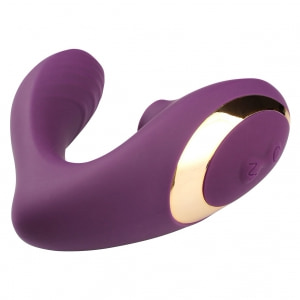 Double Orgasm Stimulator Dublu Reîncărcabil Pentru Clitoris Mov
