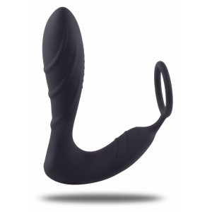 Stimulator Prostatic cu Inel Penian Toyz4lovers — Vibrație Negru