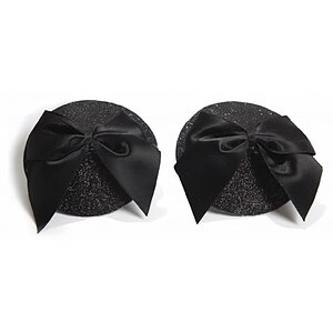 Accesoriu Sfârcuri Burlesque Glitter Negru pe Denysa.ro
