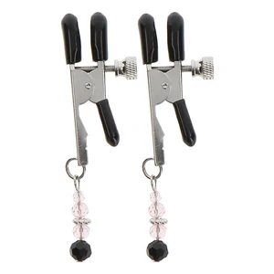Adjustable Clamps With Beads Argintiu Adjustable Clamps With Beads Argintiu pe Denysa.ro