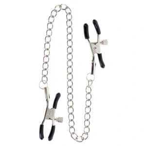 Adjustable Clamps with Chain Argintiu Adjustable Clamps with Chain Argintiu pe Denysa.ro