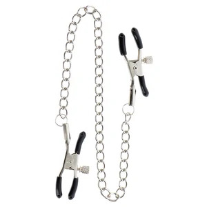Adjustable Clamps with Chain Argintiu Adjustable Clamps with Chain Argintiu pe Denysa.ro