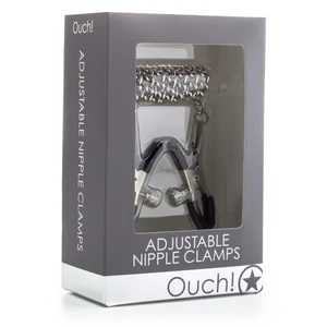 Adjustable Nipple Clamps Metal Argintiu