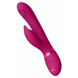 Aimi Pulse Wave and Vibrating Punctul G Rabbit Roz