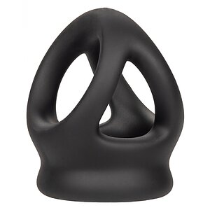Alpha Dual Cage Ring Negru pe Denysa.ro