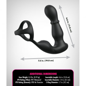 Anal Fantasy Elite Slide Glide 10 Funcții Reîncărcabil Negru