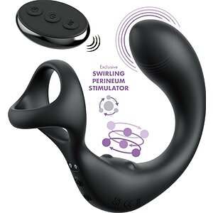 Anal Fantasy Elite Taint Alizer Prostată Perineu 3 Viteze Negru
